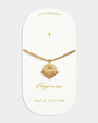 Katie Loxton Waterproof Jewellery - Happiness Gold Coin Bracelet - Gold
