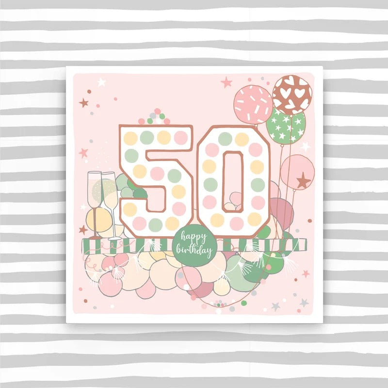 50 Happy Birthday - Card Molly Mae