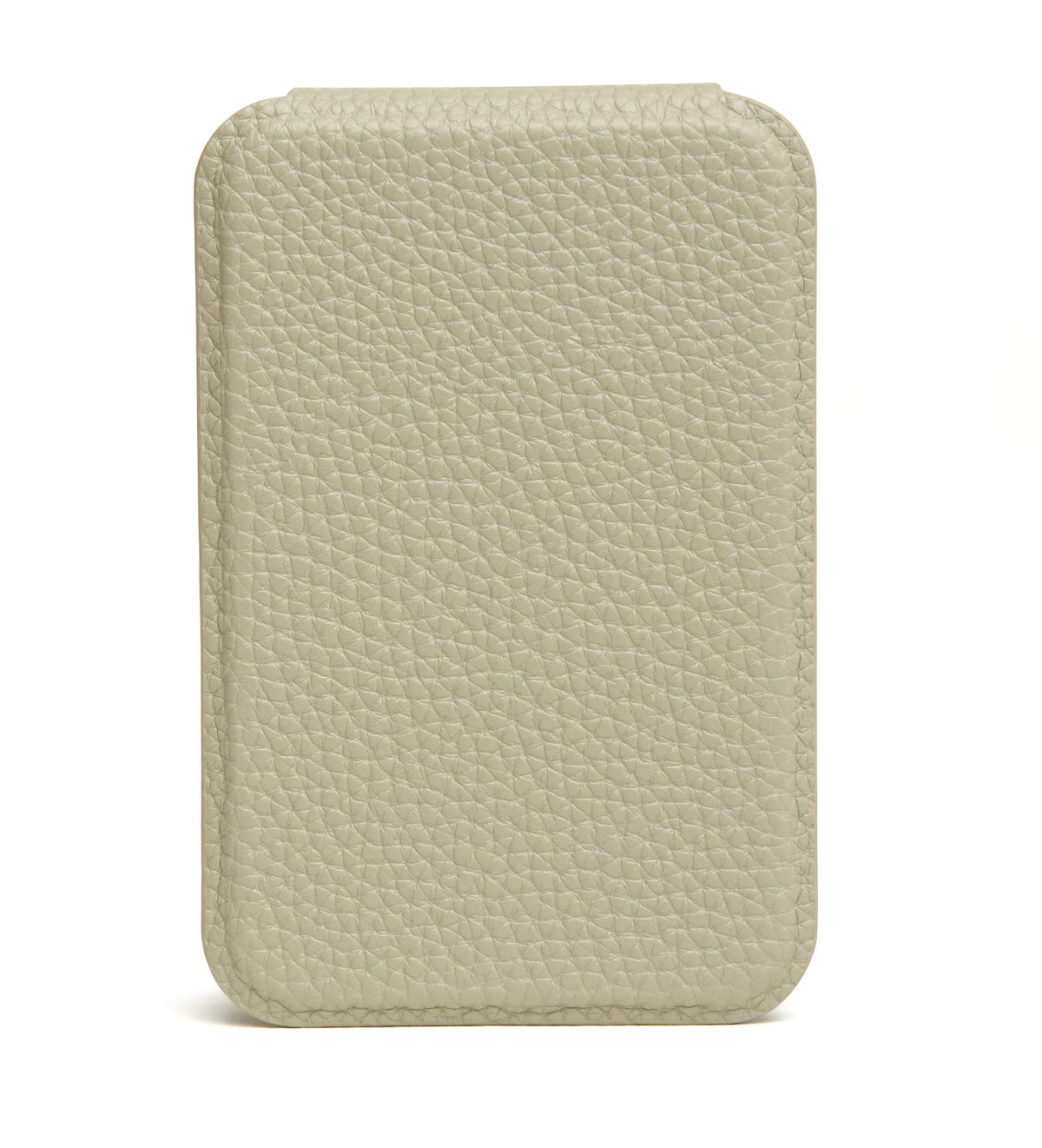 Alice Wheeler - Faux Leather - Mini Folding Compact Mirror - Pistachio