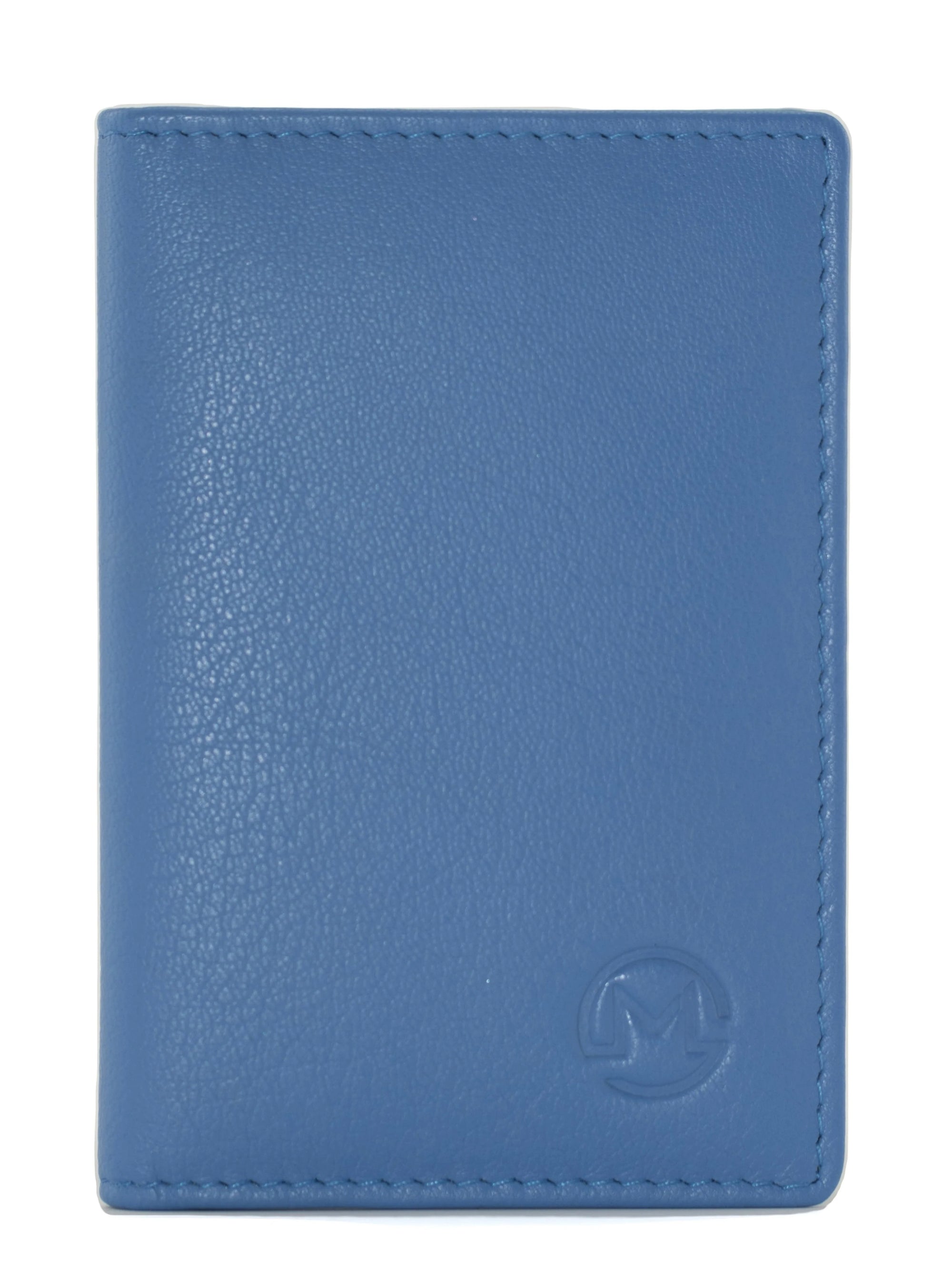 Mala Leather Origin Card Holder with RFID Protection (610 5) - Blueberry