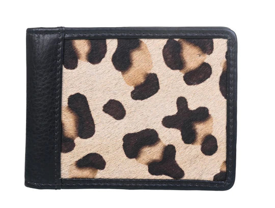 Mala Leather Matrah Card And ID Holder - Leopard Print