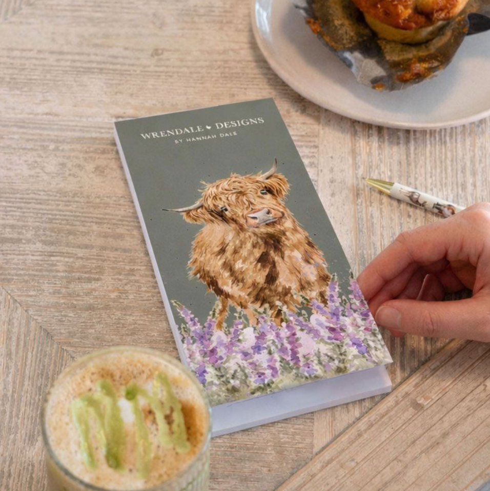 Highland Cow Magnetic Shopping Pad  - Wrendale Designs