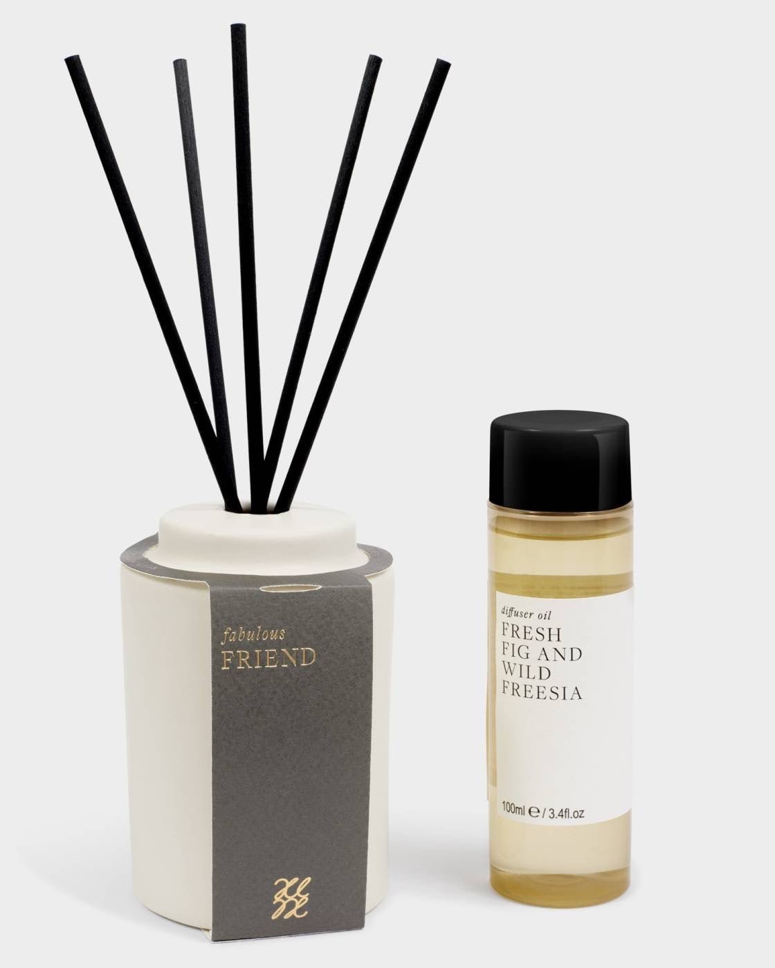 Katie Loxton Sentiment Reed Diffuser - Fabulous Friend - Fresh Fig &amp; Wild Freesia