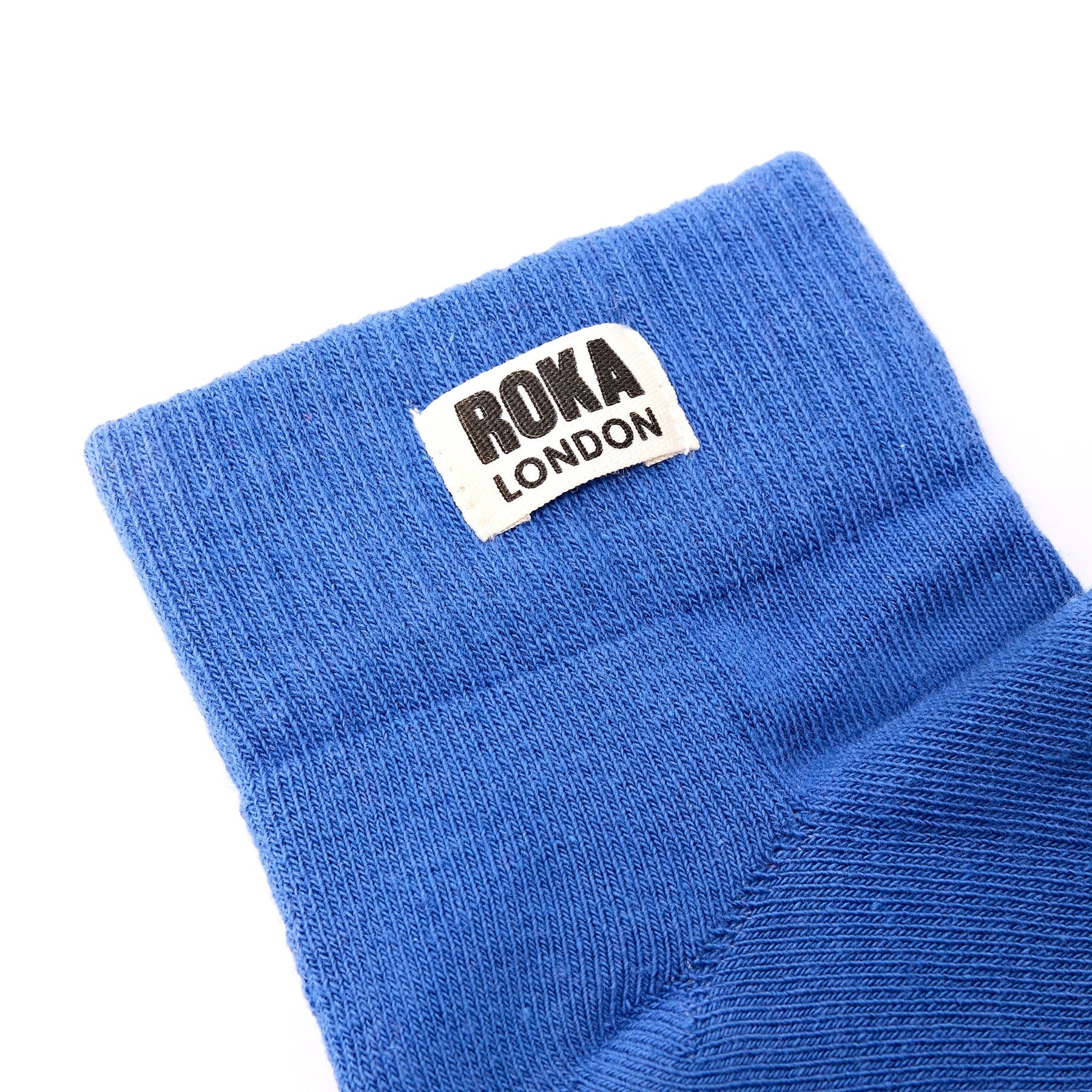 ROKA Wembley Ladies Trainer Ankle Socks - Malibu Blue