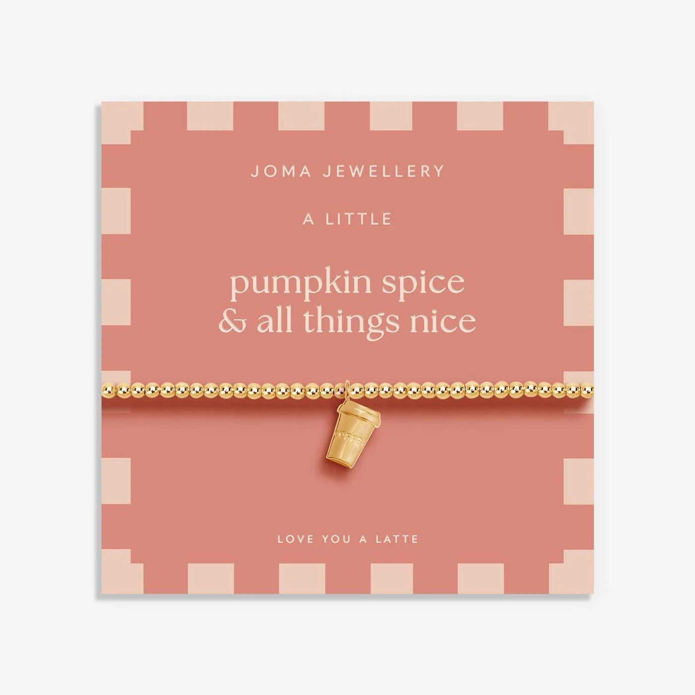 Joma Jewellery - Autumns Calling - A Little Pumpkin Spice &amp; All Things Nice - Gold Plated Bracelet