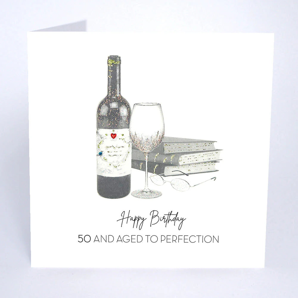 Five Dollar Shake - 50 &amp; Aged to Perfection Birthday Card