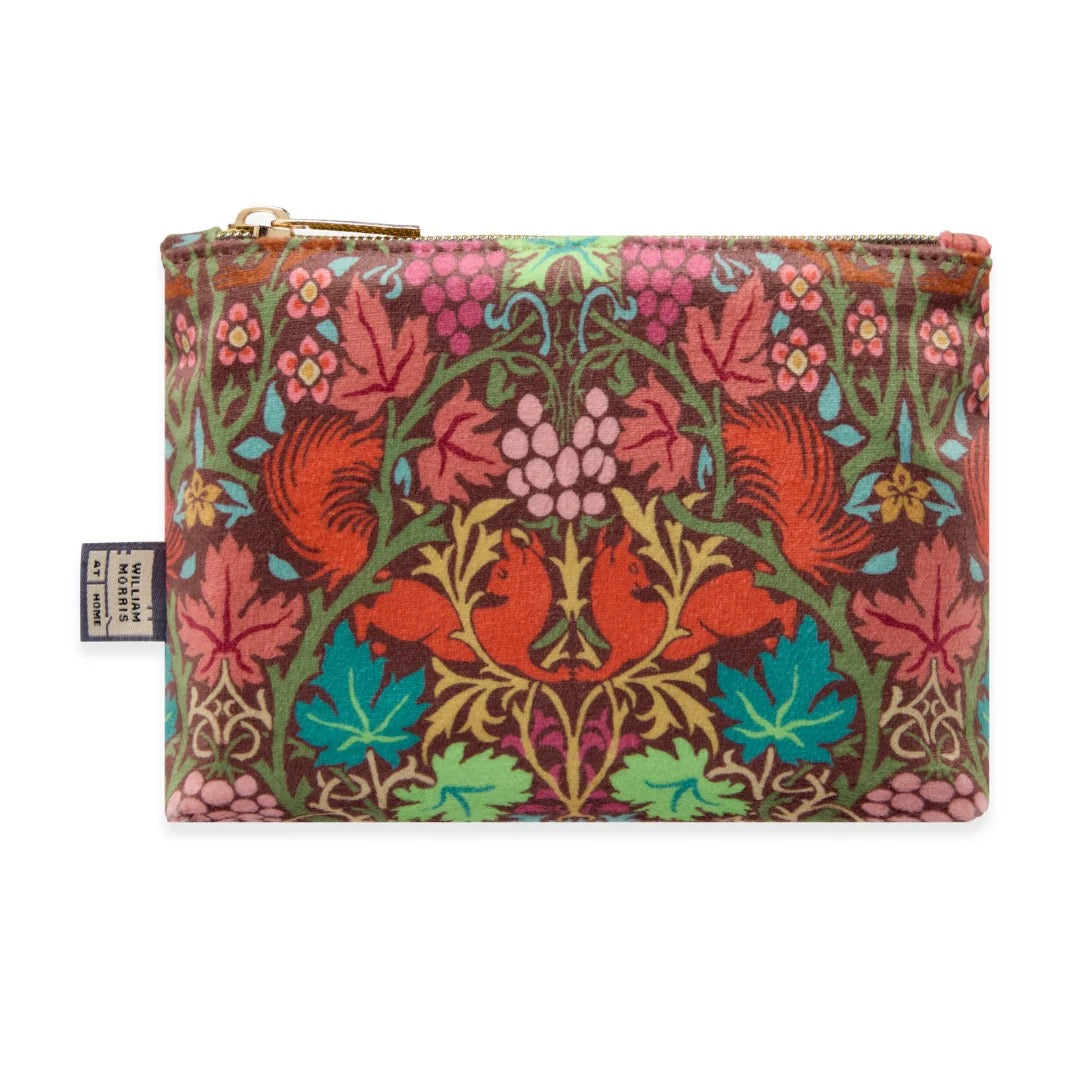 William Morris at Home - Oak &amp; Willow - Zip Velvet Pouch Gift Set - Clementine &amp; Clove