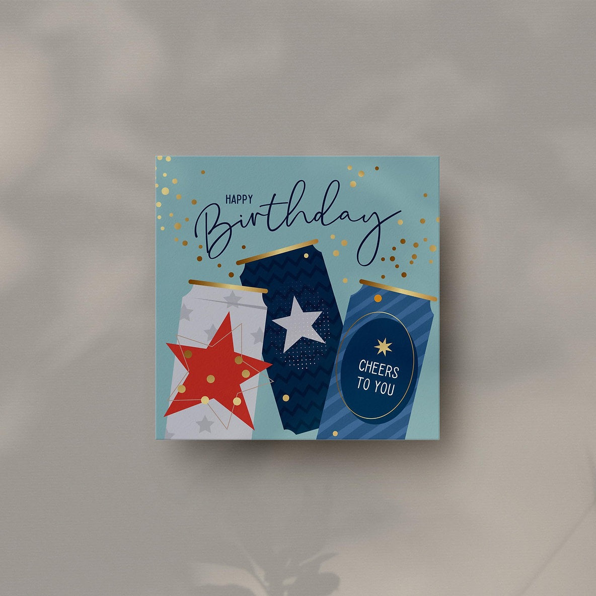 Heyyy - Beer Cans Cheers to You - Birthday Card