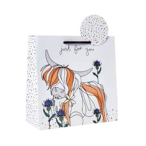 Highland Cow - Medium Gift bag - Belly Button