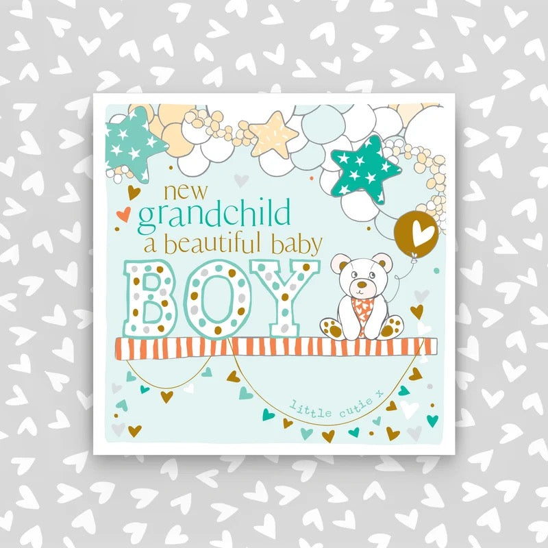 Molly Mae New Grandchild Boy Card