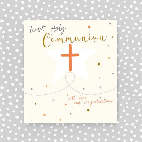 Molly Mae First Holy Communion Cross Card