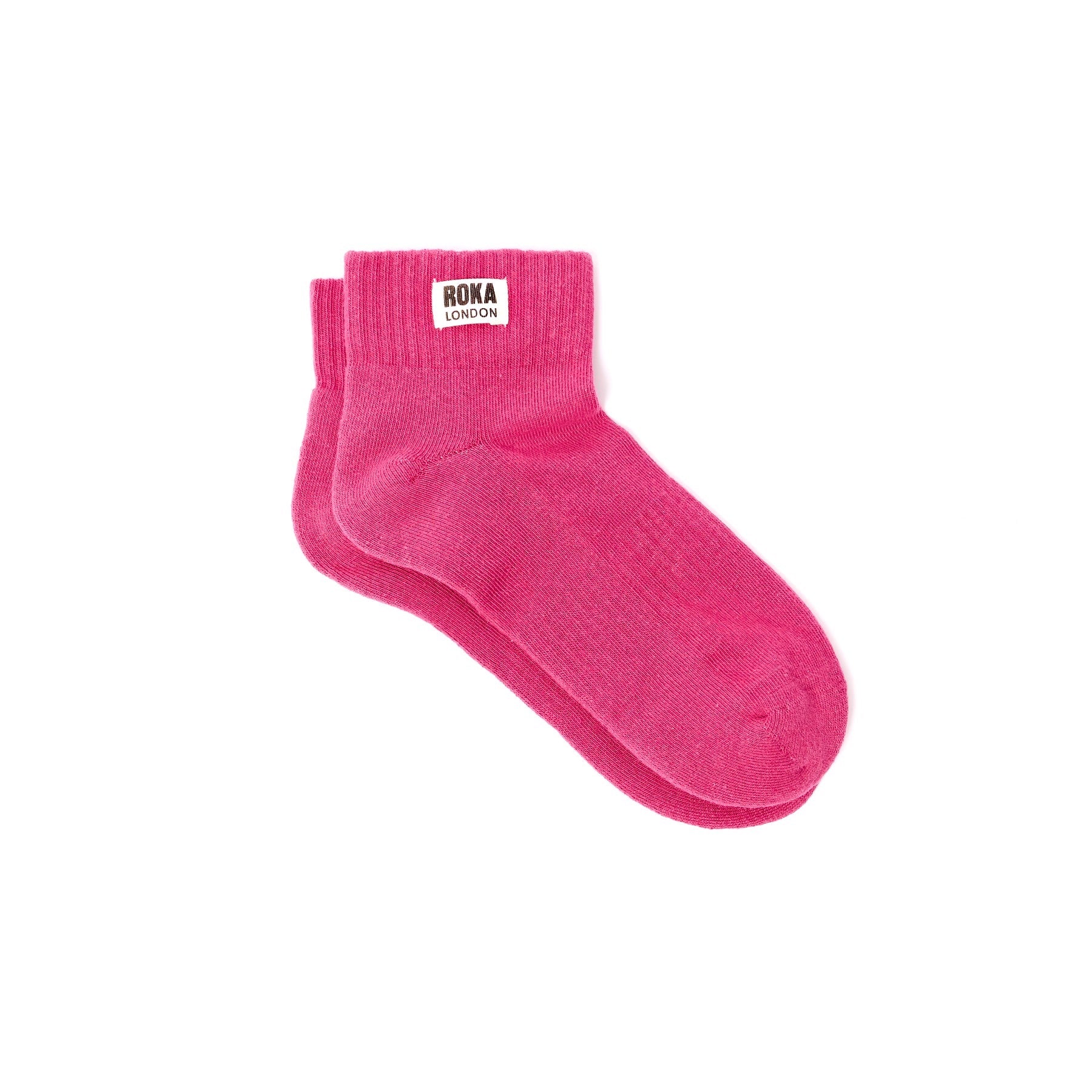 ROKA Wembley Ladies Trainer Ankle Socks - Granita Red