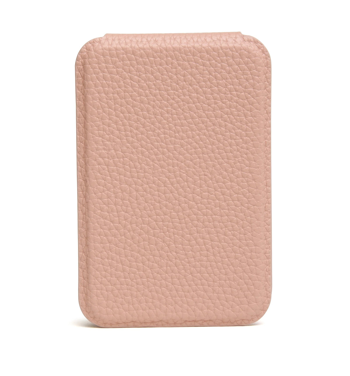 Alice Wheeler - Faux Leather - Mini Folding Compact Mirror - Pink