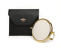 Alice Wheeler - Black - Large Bee Travel Mirror & Case - 7x Magnification