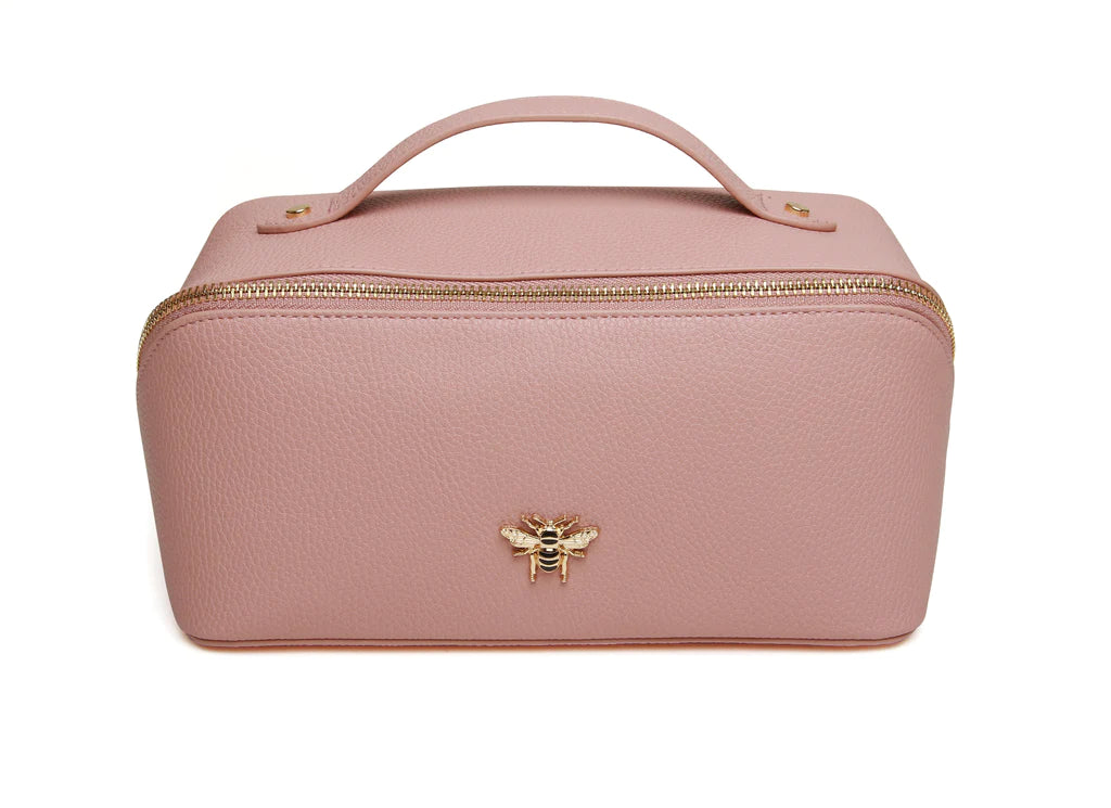 Alice Wheeler Pink Train Beauty Case - Mini