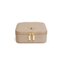 Alice Wheeler - Stone - Small Square Travel Jewellery Box