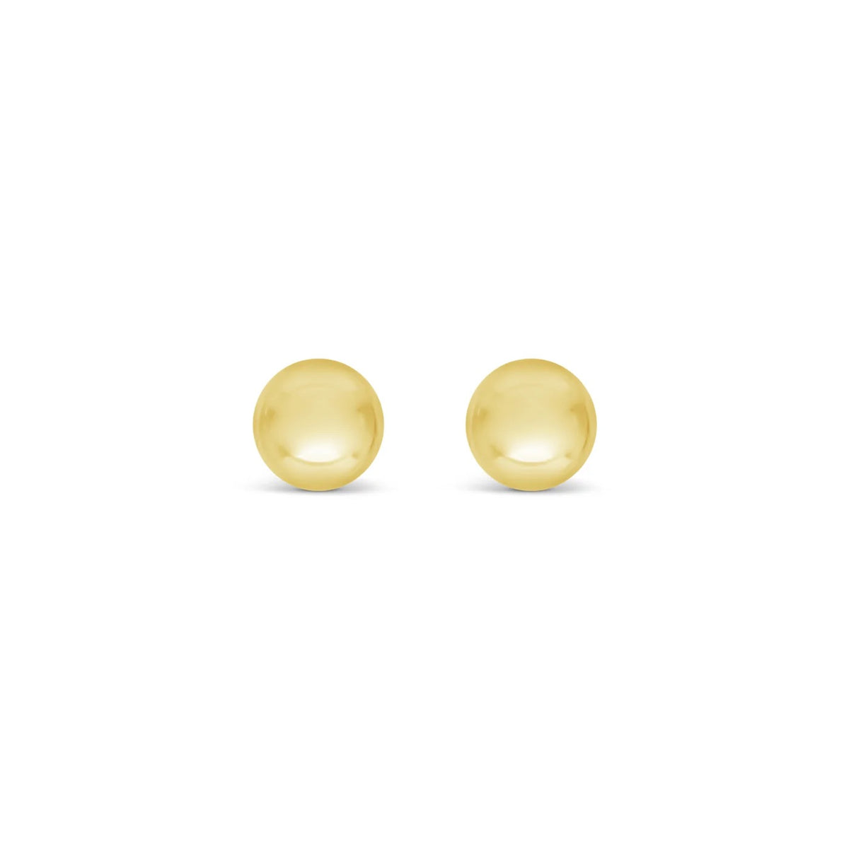 Lanes - Plain Gold Ball - Boxed Stud Earrings - Gold