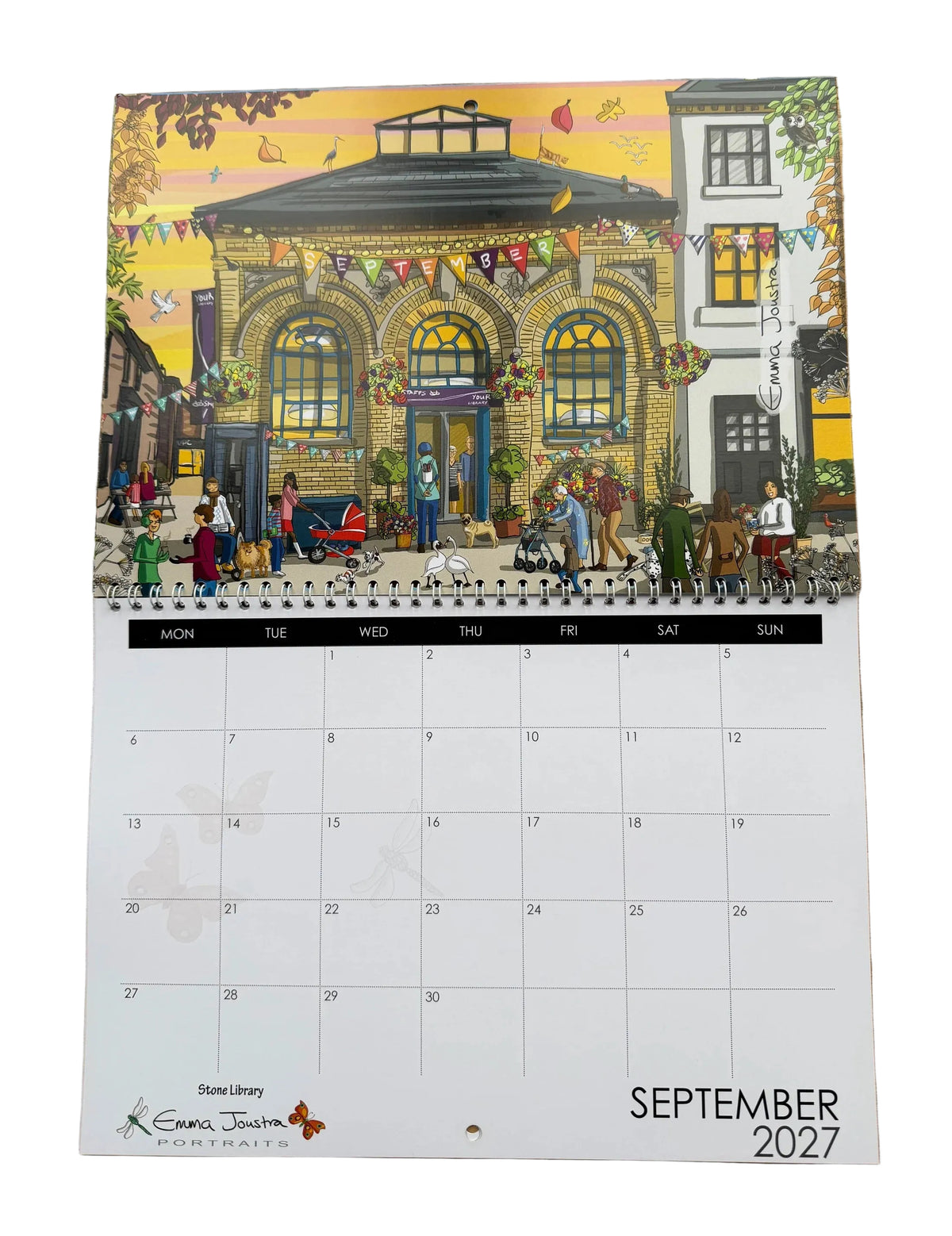 Emma Joustra 2027 Calendar - There’s no place like Stone