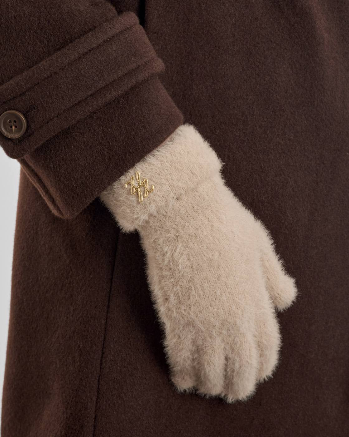 Katie Loxton - Gift Boxed - Soft Knit Gloves - Taupe