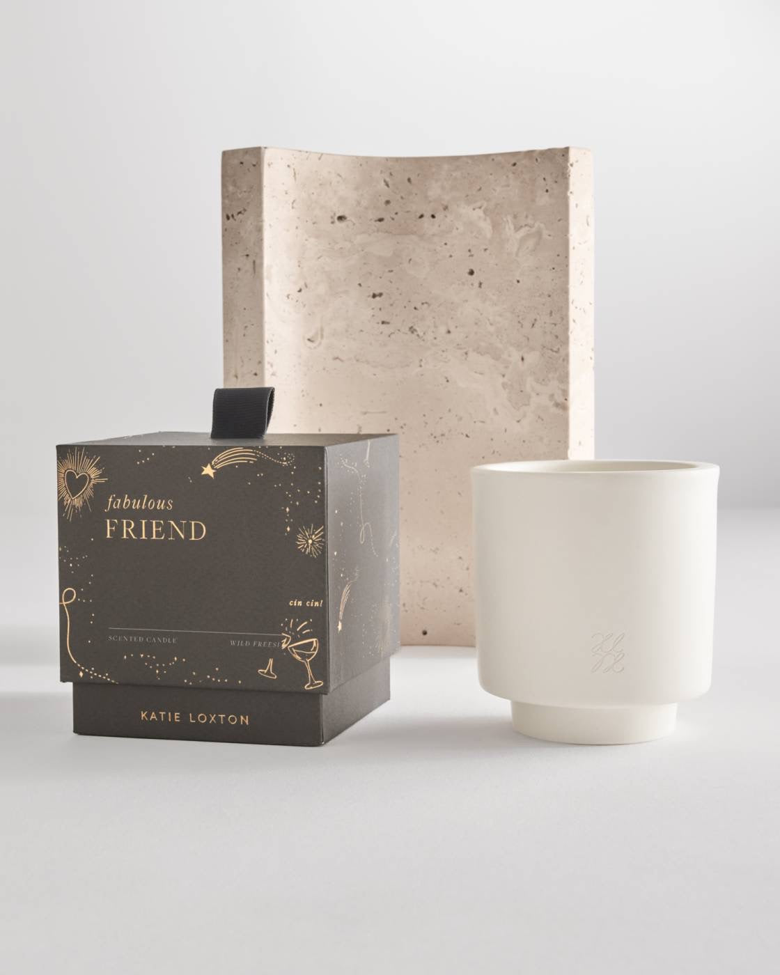 Katie Loxton - Fabulous Friend - Sentiment Soy Wax Candle - Fresh Fig &amp; Wild Freesia