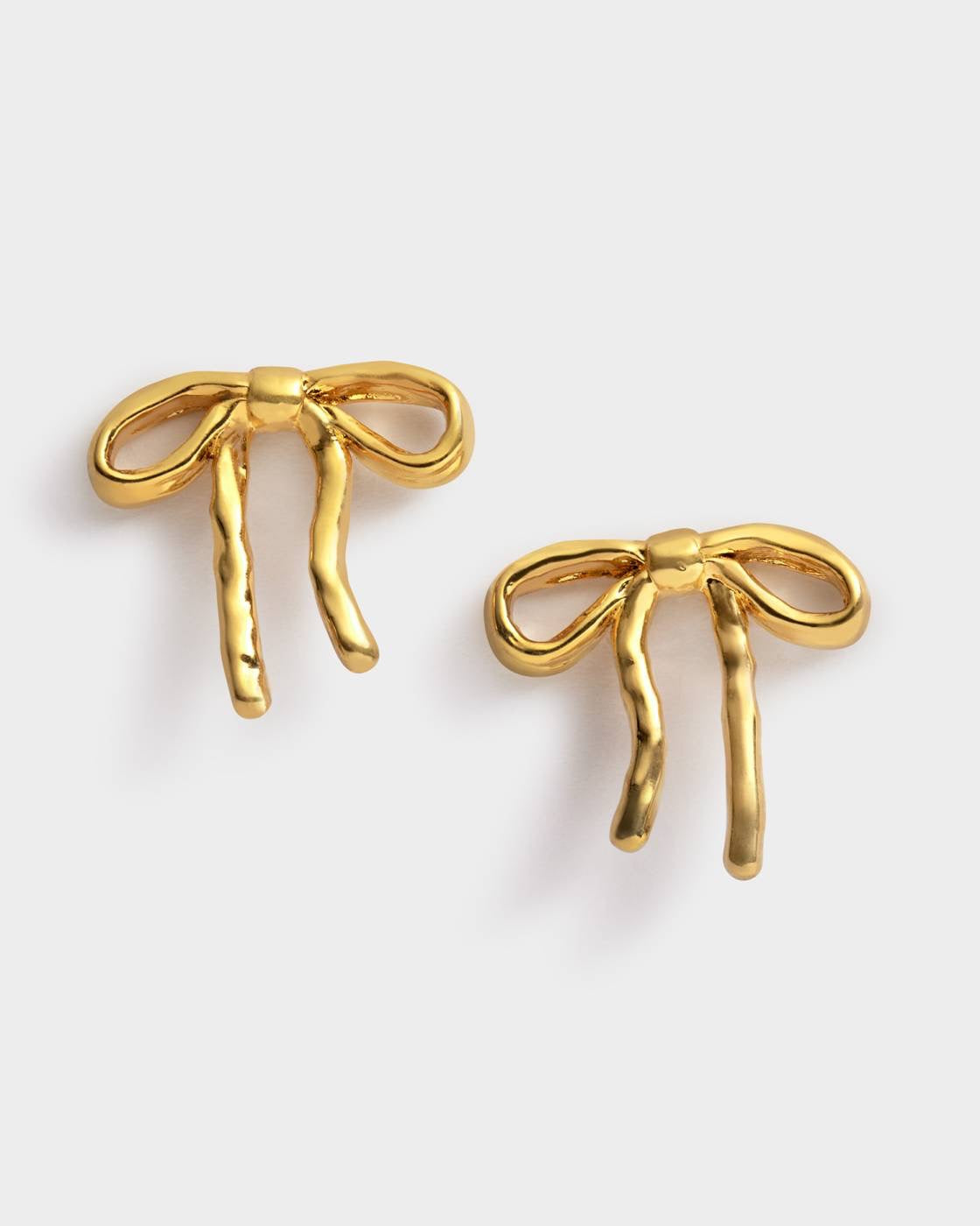 Katie Loxton Waterproof Jewellery - Novelle - Gold Bow Stud Earrings