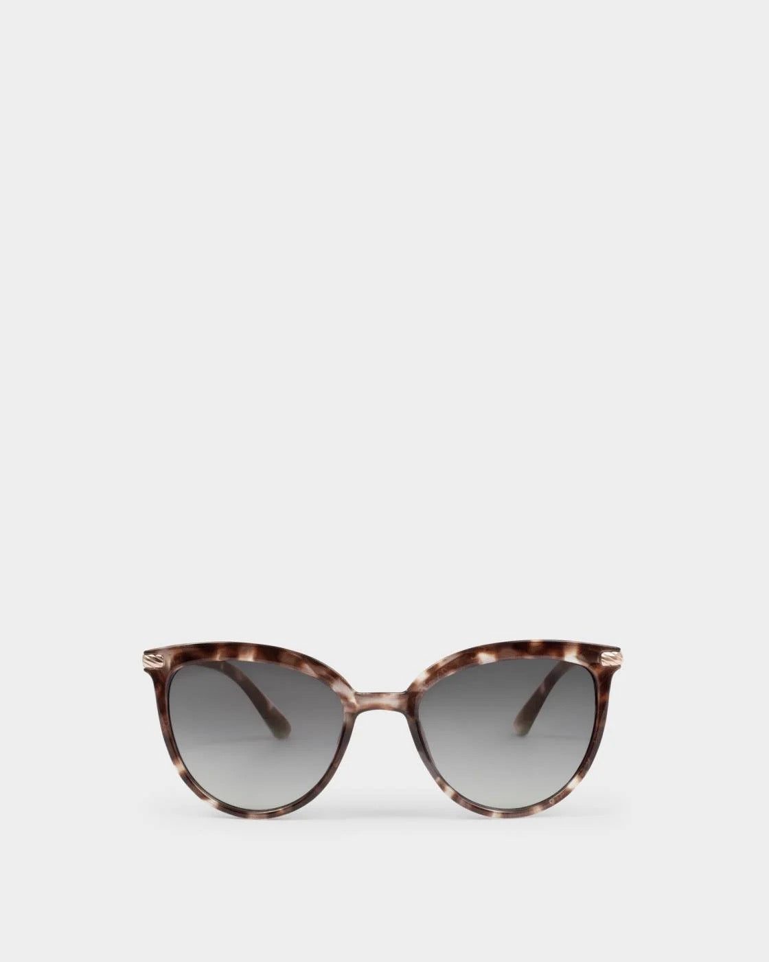 Katie Loxton - Ravello Round Sunglasses - Transparent Light Tortoiseshell