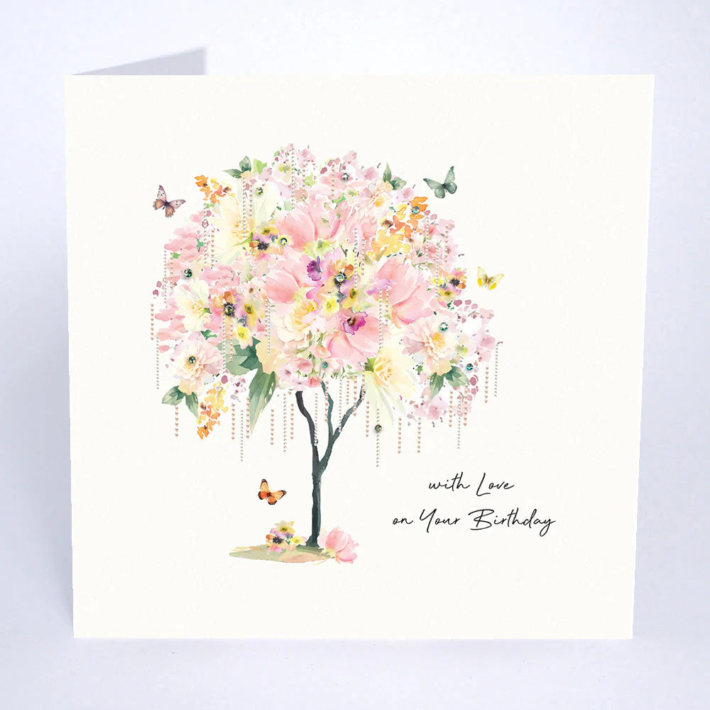 Five Dollar Shake Tree With Love On Your Birthday - Card