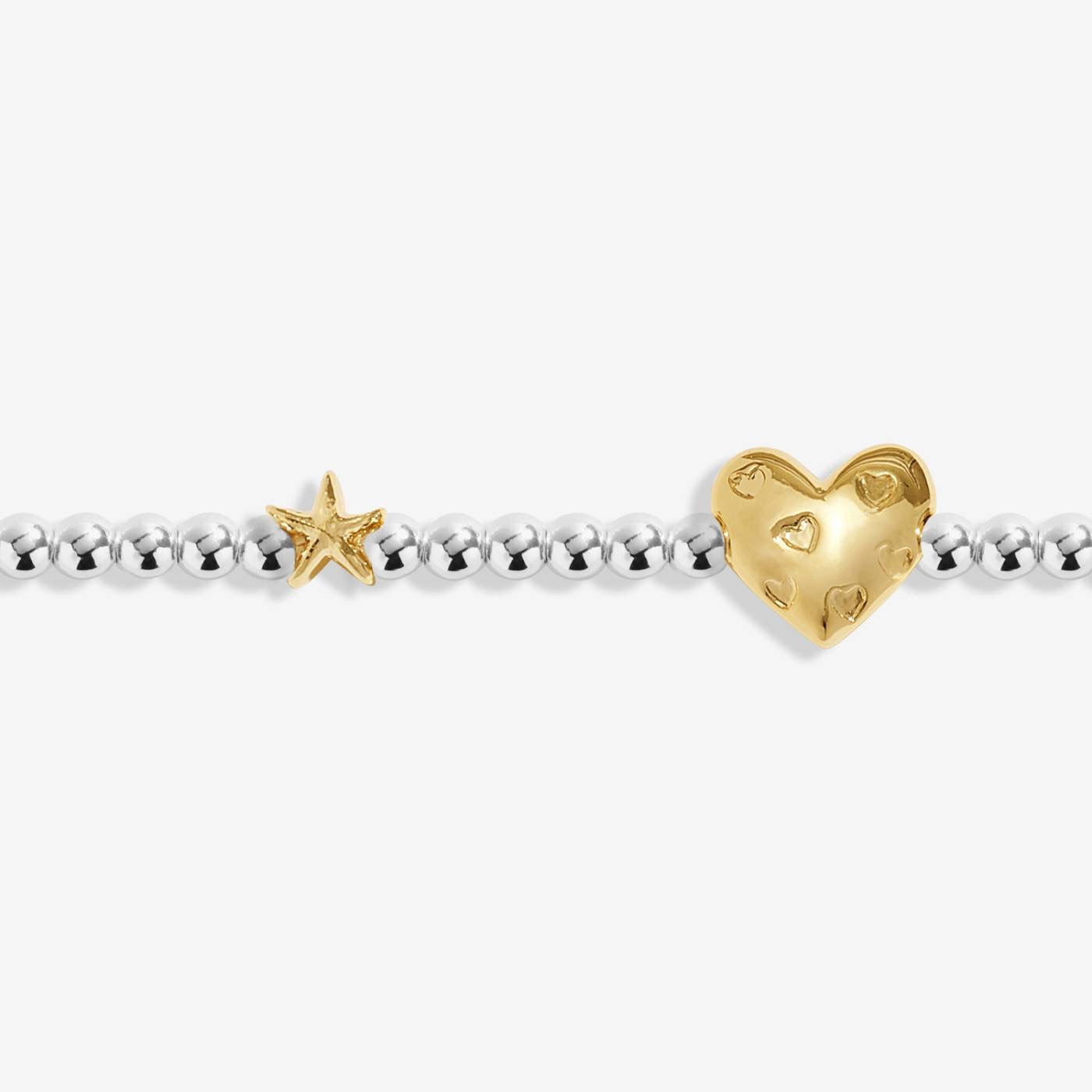 Joma Jewellery - A Little July Birthday Girl - Birth Month - Silver &amp; Gold Plated Bracelet