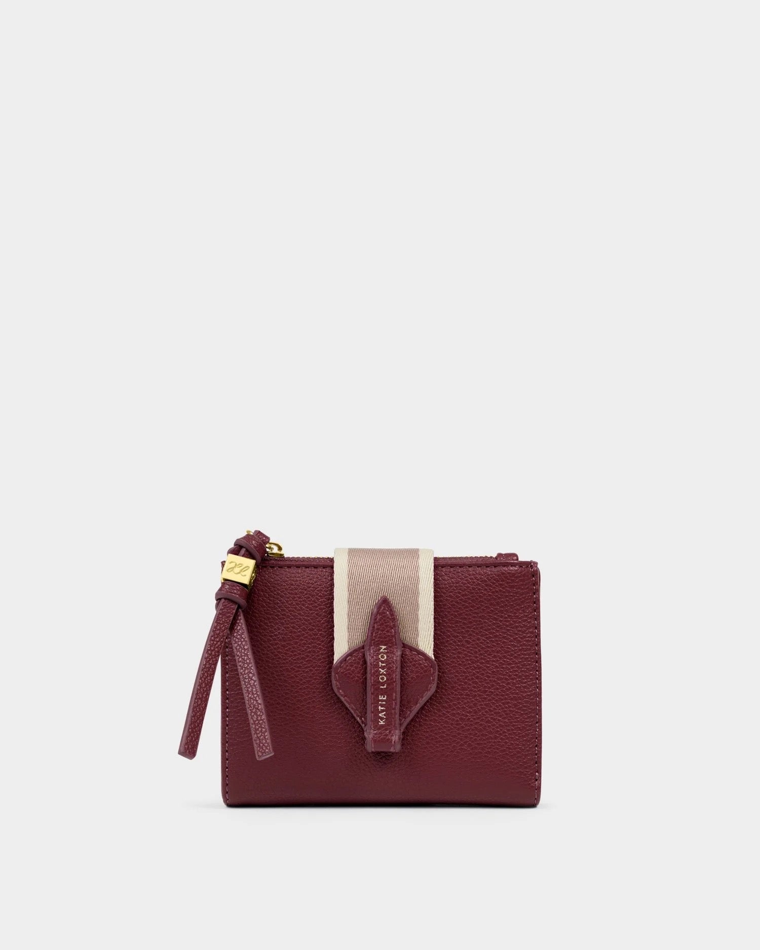 Katie Loxton - Lottie - Fold Out Purse Canvas Strap - Cherry