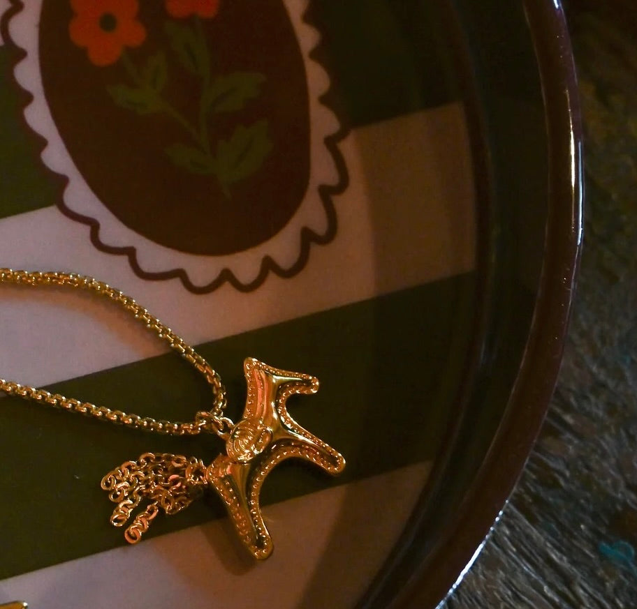 Rodeo Horse - Gold Chain Necklace - My Doris