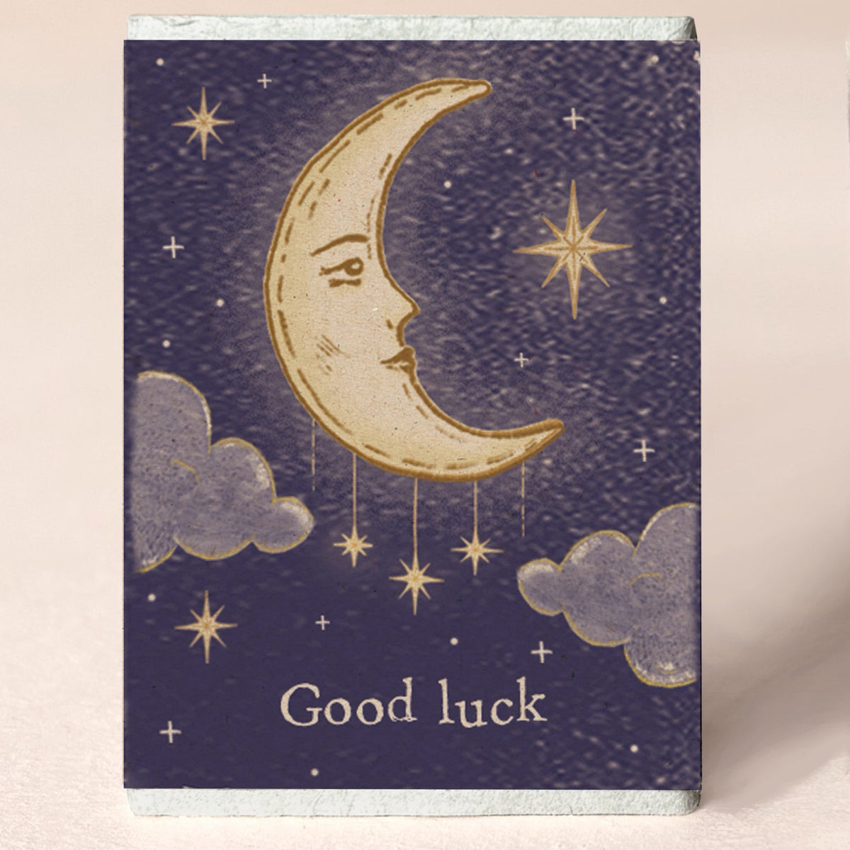 East of India Matchbox - Celestial - Crystal Ornament - Good Luck (Green Adventurine)