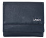 Mala Leather Kora Tri Fold Compact Purse (3703 45) - Navy/Pink