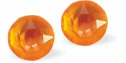 Byzantium 6mm Austrian Crystal Studs - Chaton - Mango Ignite