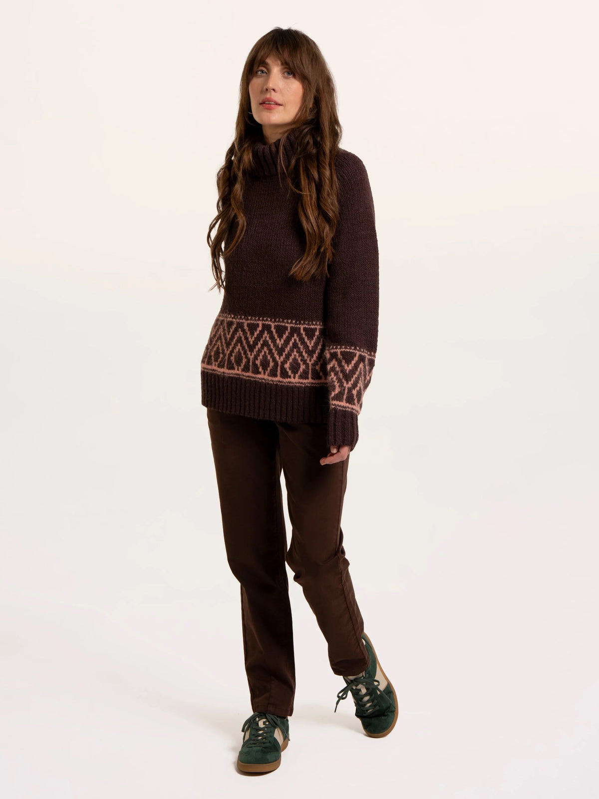 Brakeburn - Blake -  Straight Leg Trousers - Chocolate Brown