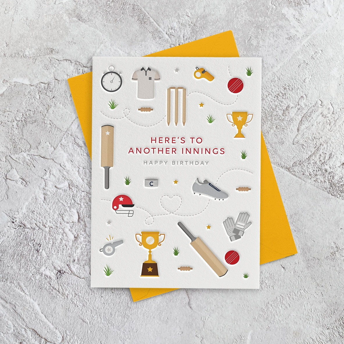 Heyyy - Cricket Here's To Another Innings - Birthday Card