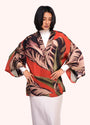 Powder - Tulip -  Short Kimono Jacket - Orange/Multi