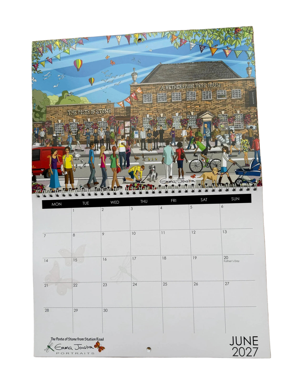 Emma Joustra 2027 Calendar - There’s no place like Stone