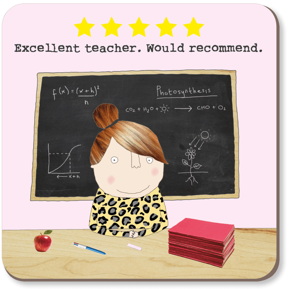 Rosie Made A Thing - Five Star Teacher Girl  - COASTER