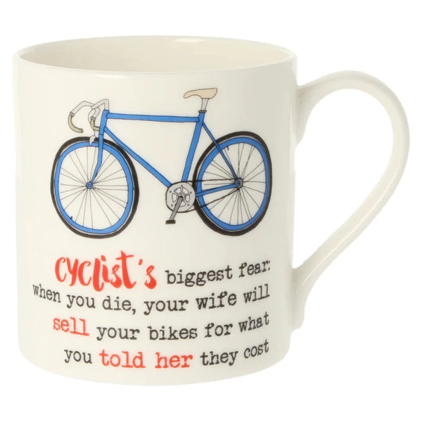 Dandelion Stationery Mug - Cyclists Biggest Fear