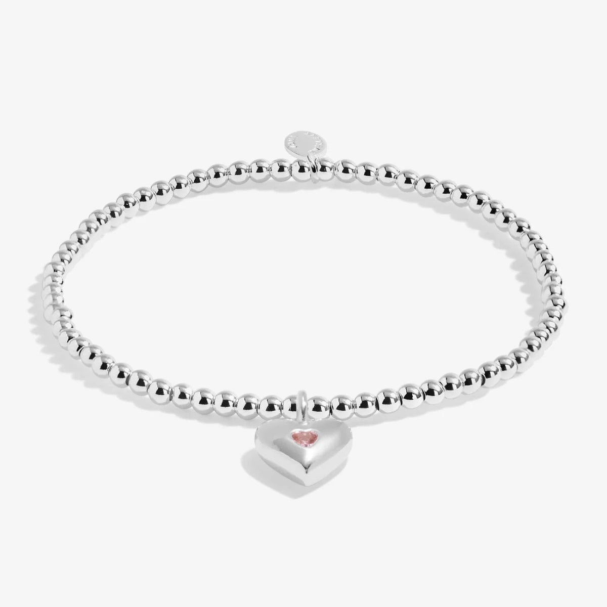 Joma Jewellery KIDS Confetti -Just for You Birthday Girl -  Silver Stretch Bracelet