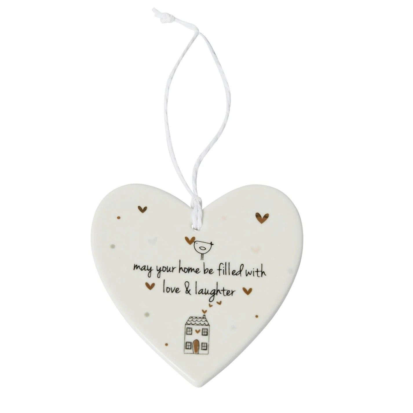 Belly Button - Signature House Heart Hanging Heart Decoration - May Your Home Be Filled