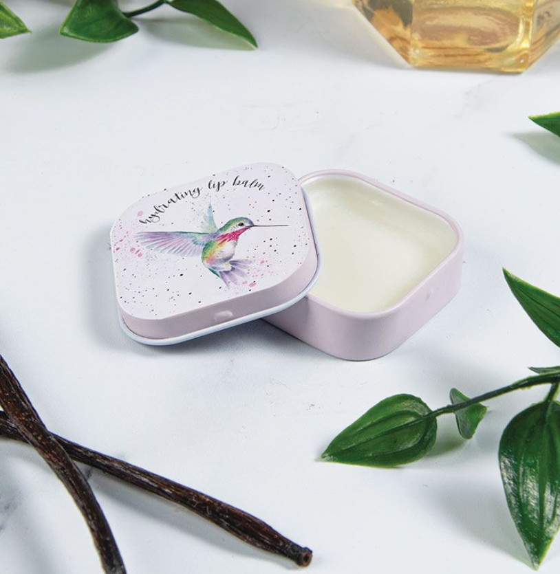 Wisteria Wishes Humming bird Lip Balm - Wrendale Design