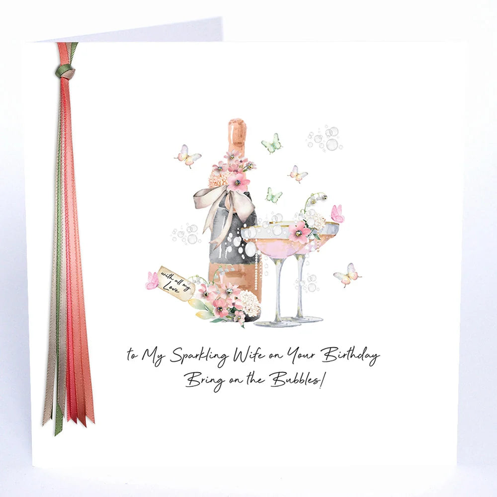 Five Dollar Shake - LARGE - To My Sparking Wife - Birthday Card