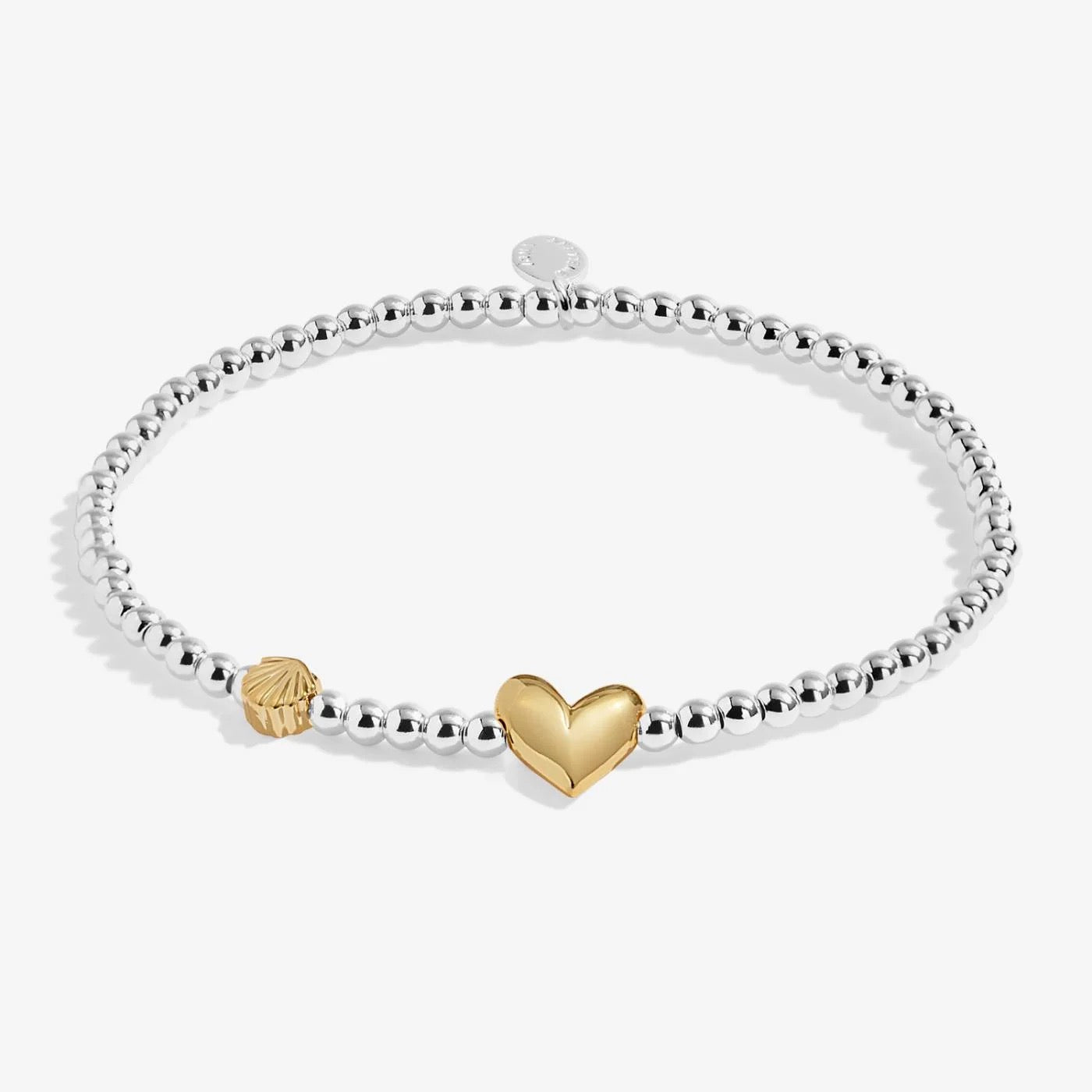 Joma Jewellery - A Little August Birthday Girl - Birth Month - Silver &amp; Gold Plated Bracelet