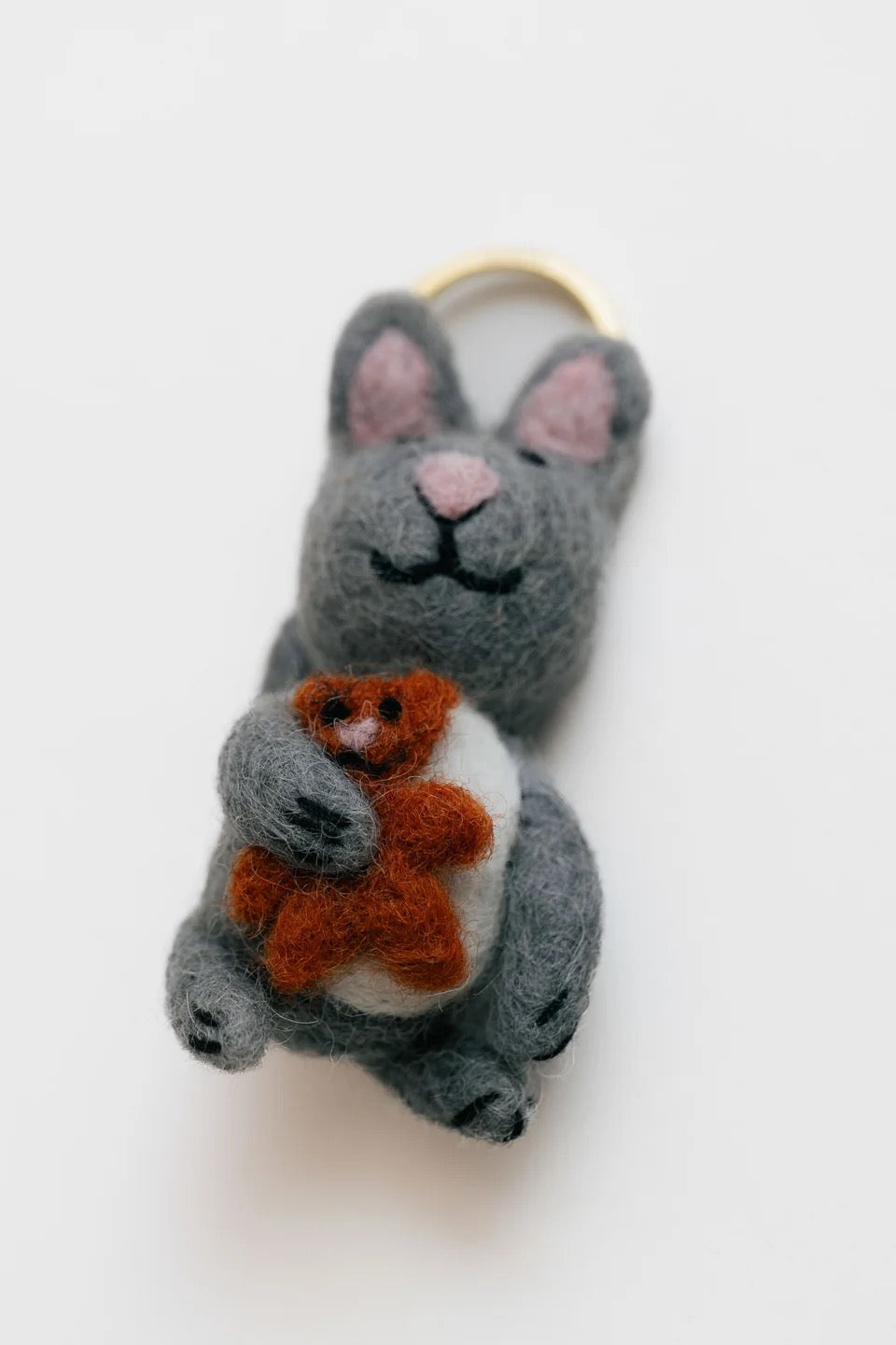 Lily &amp; Me - Window Cats Socks &amp; Cat with Teddy Felt - Keyring &amp; Sock Gift Box Set