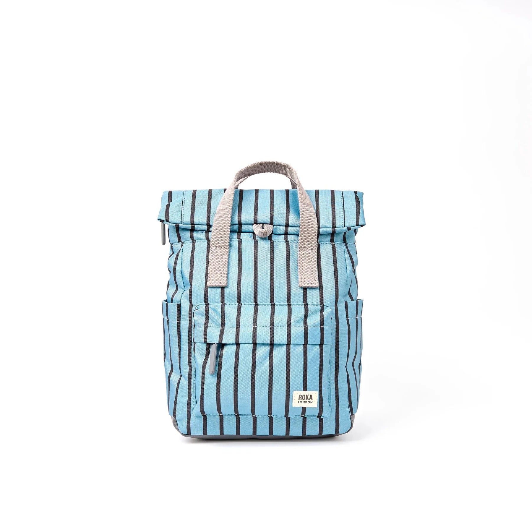 Roka Canfield B Backpack-Recycled Canvas - SMALL - Blue Stripe [ LIMITED EDITION ]