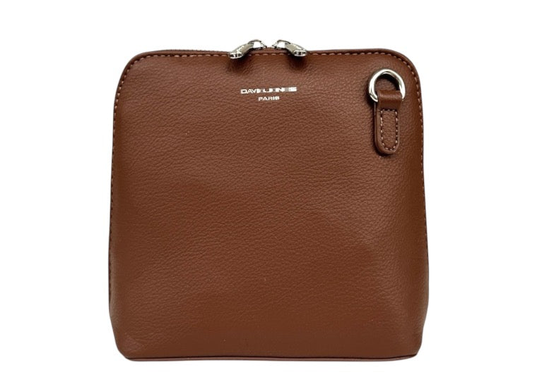 David Jones -(NV6101-5B) Minnie Small Crossbody Bag - Red Mud