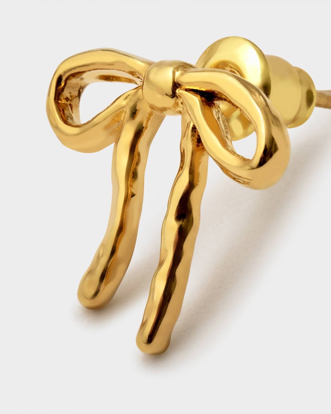 Katie Loxton Waterproof Jewellery - Novelle - Gold Bow Stud Earrings