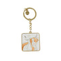 Belly Button - Highland Cow - Metal Keyring