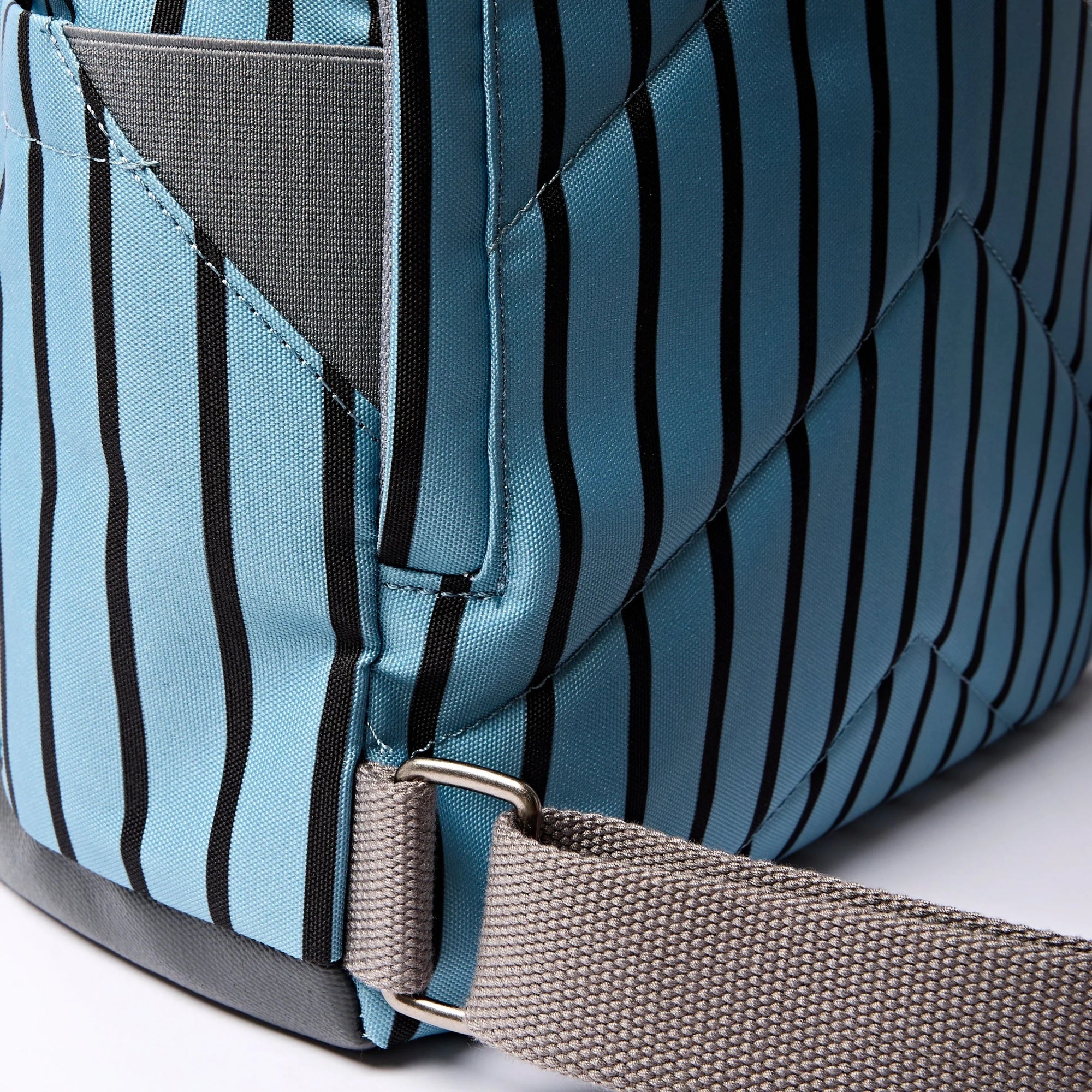 Roka Canfield Recycled Canvas - Medium Backpack - Blue Stripe
